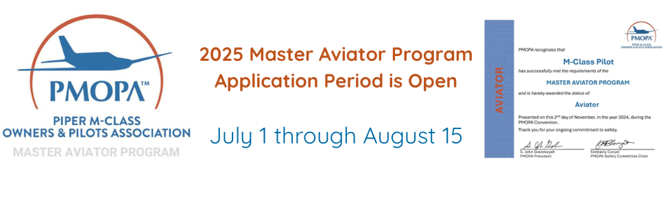 2025 PMOPA Master Aviator Application